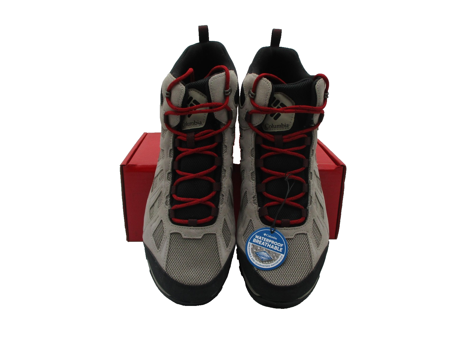 Columbia Hiking Shoes Mens Size 16 Gray Black Waterproof OmniTech BM01680064