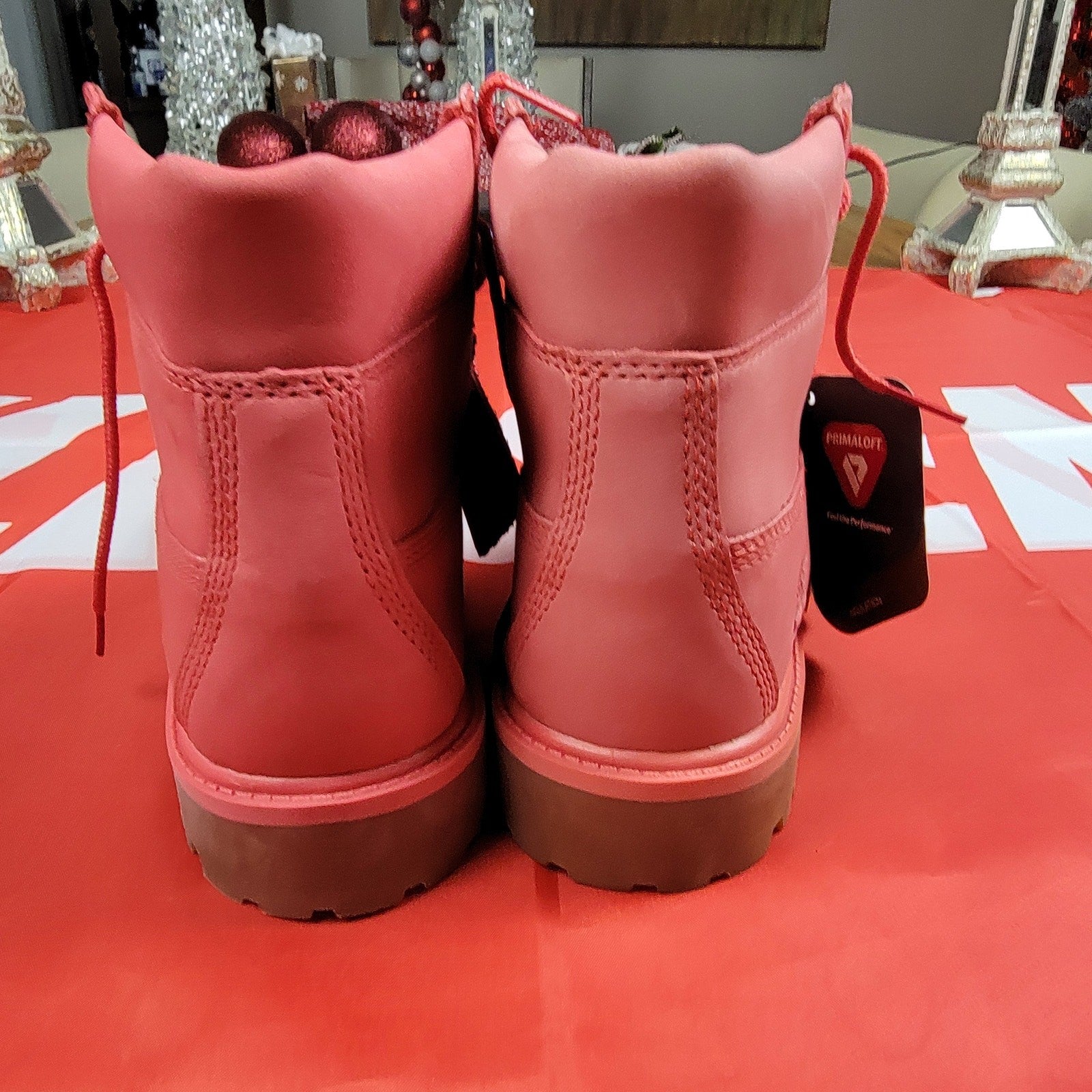 Timberland 6 Inch Premium Boots (Junior Sz 4, Pink)TB0A1LQM2