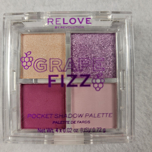 Relove by Revolution Grape Fizz Eyeshadow Palette  12 Pack0