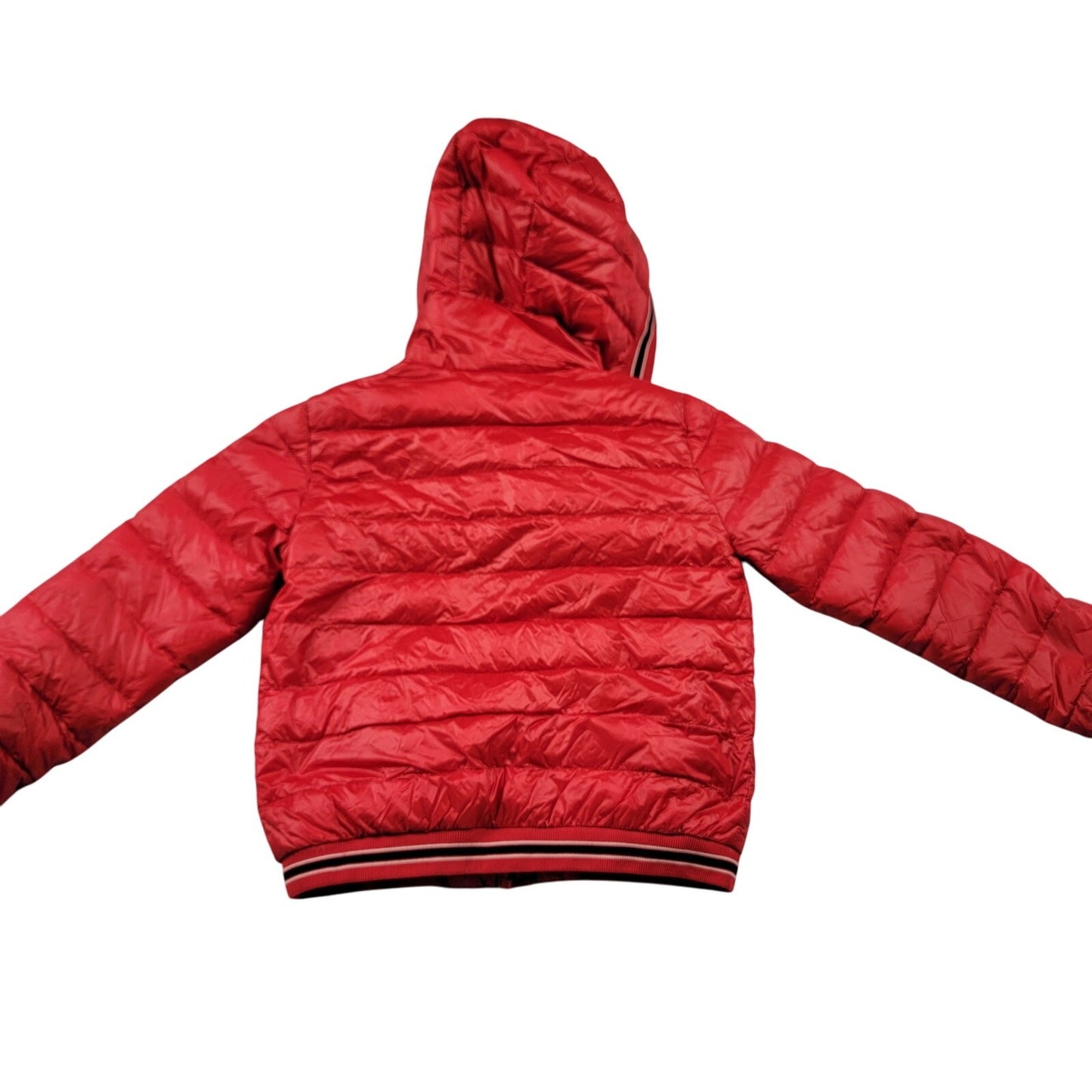 Moncler Kids Eliot Giubbotto Red Down Puffer Jacket Size 8