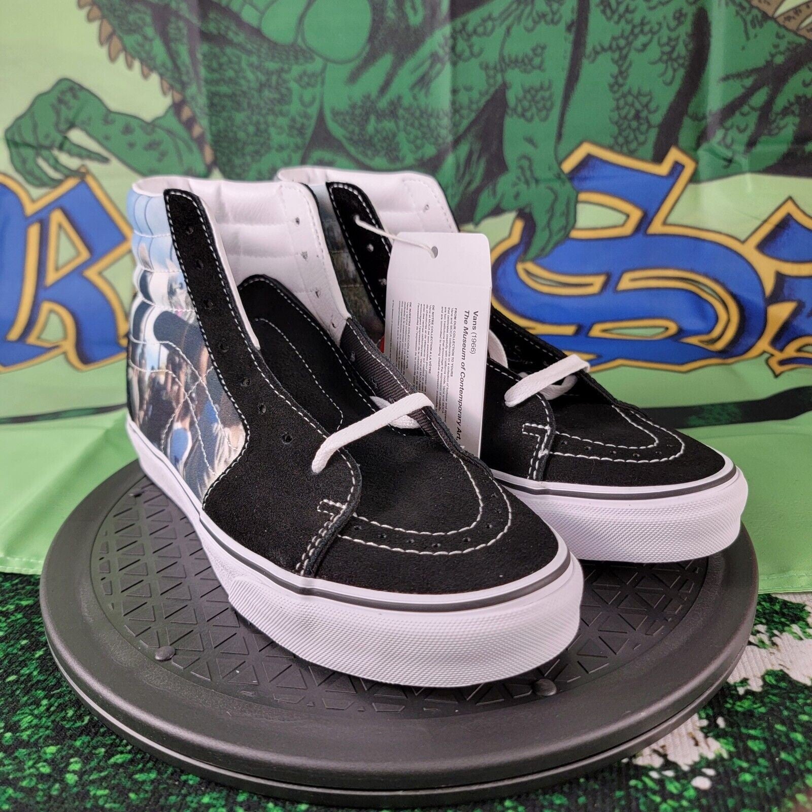 VANS SK8HI MOCA Frances Black High Top Unisex Sneakers Sz93