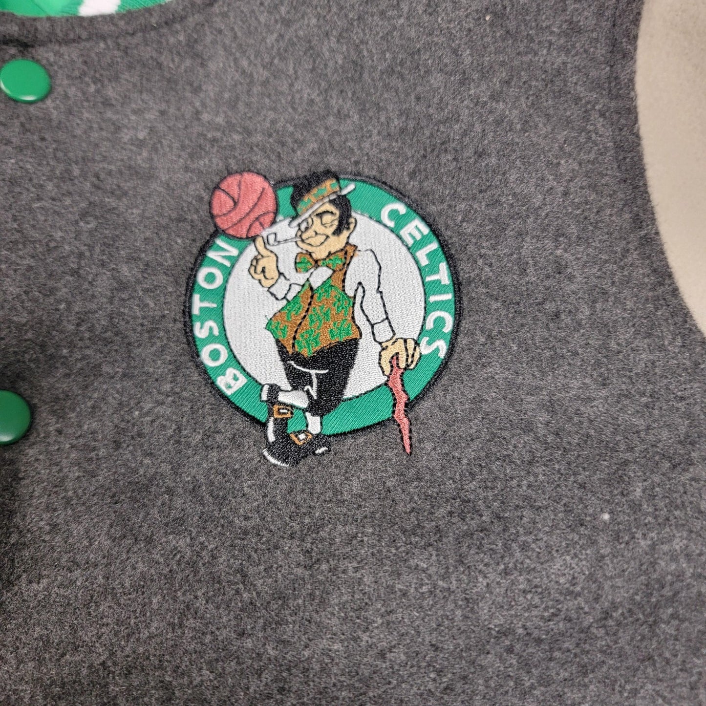 Boston Celtics Jacket Youth 1820 NBA Basketball Varsity Ultra Game