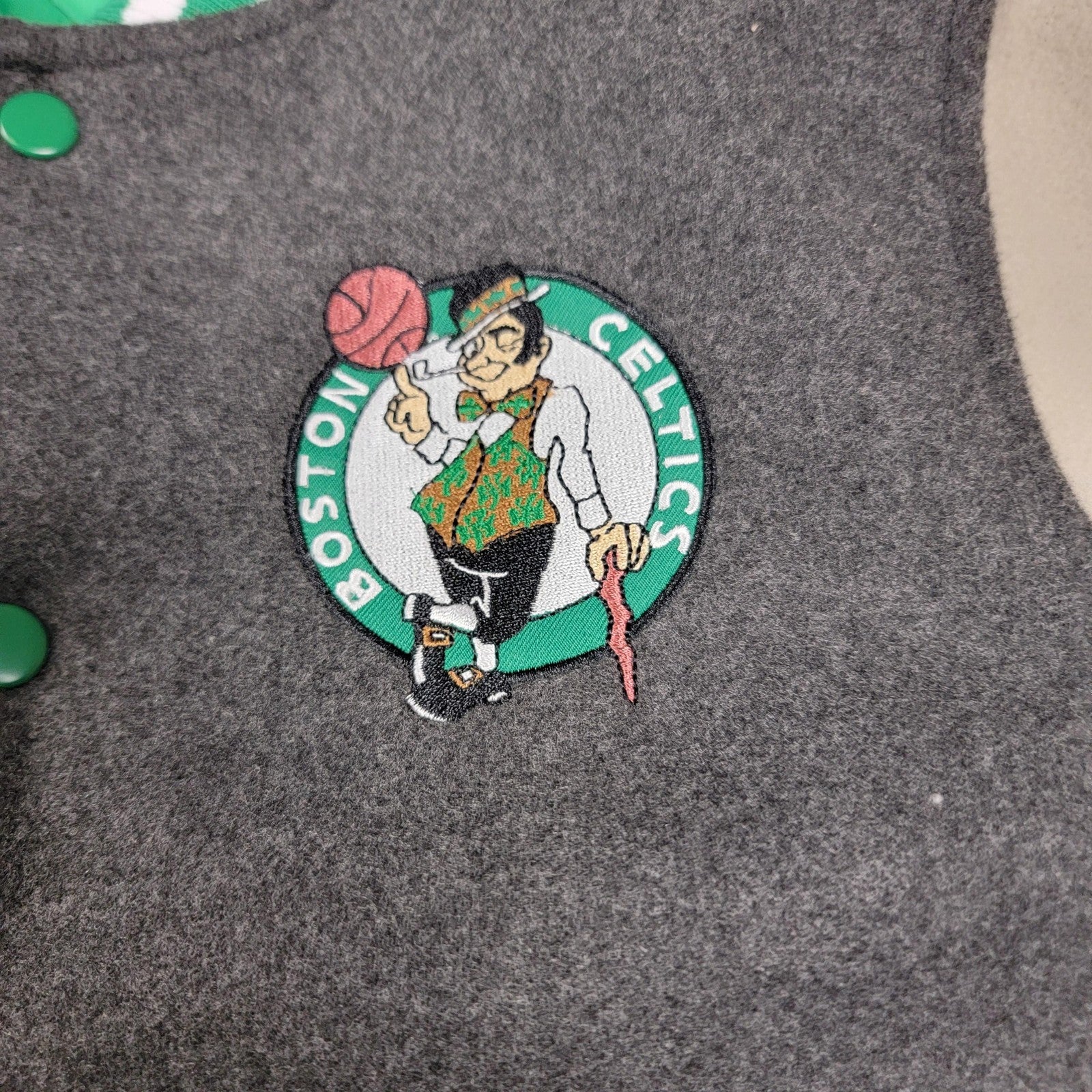Boston Celtics Jacket Youth 1820 NBA Basketball Varsity Ultra Game