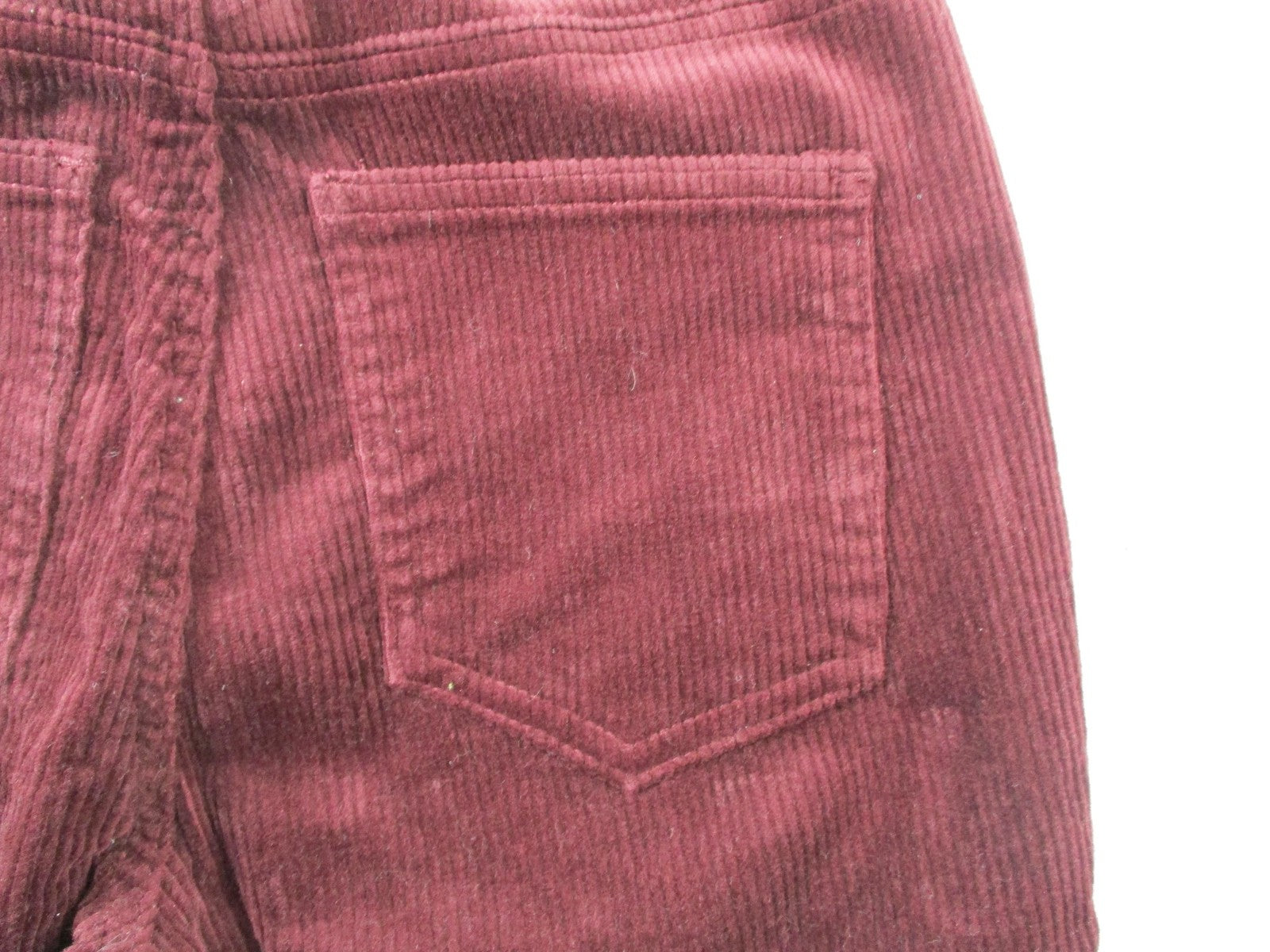 OAT New York HighRise Skinny Jeans Womens 26 Red Corduroy Stretch Fall 14437