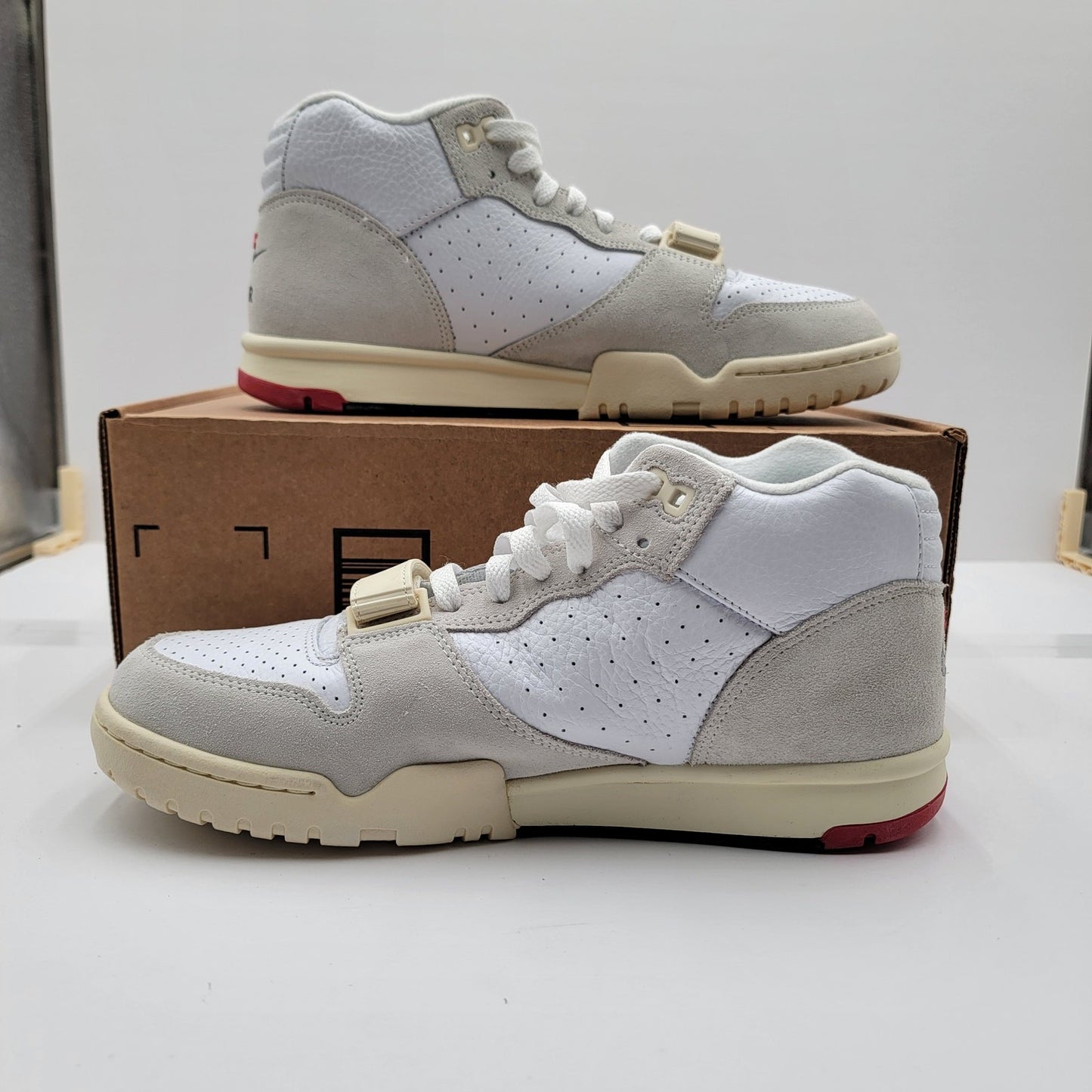 Nike Air Trainer 1 'Split  University Red' Mens Sz 9.5 DZ2547 100