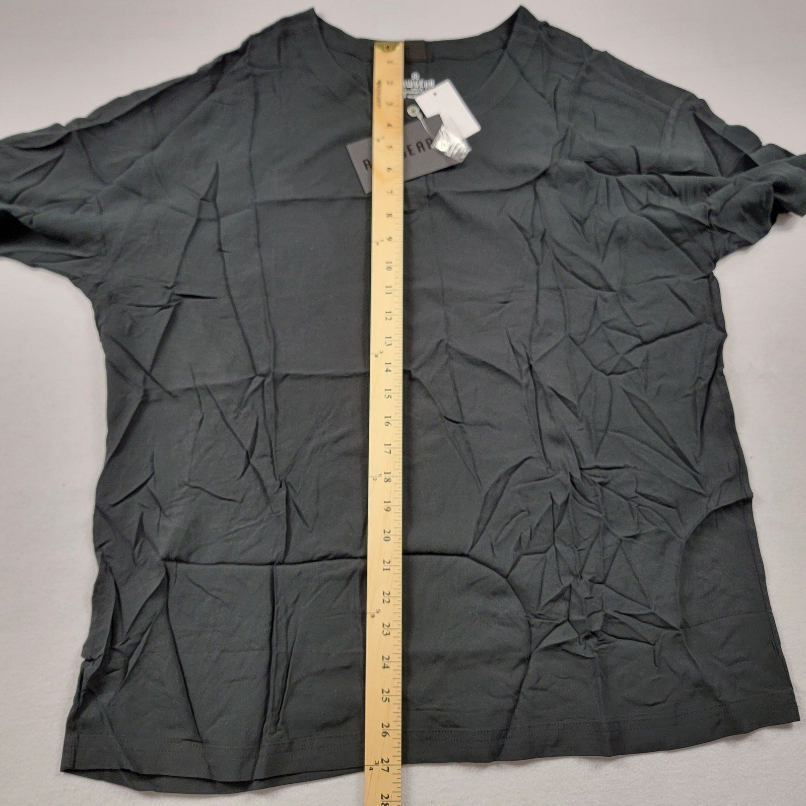 RawGear Sleep Raw Henley Black Short Sleeve Shirt Men’s Size M NWT5