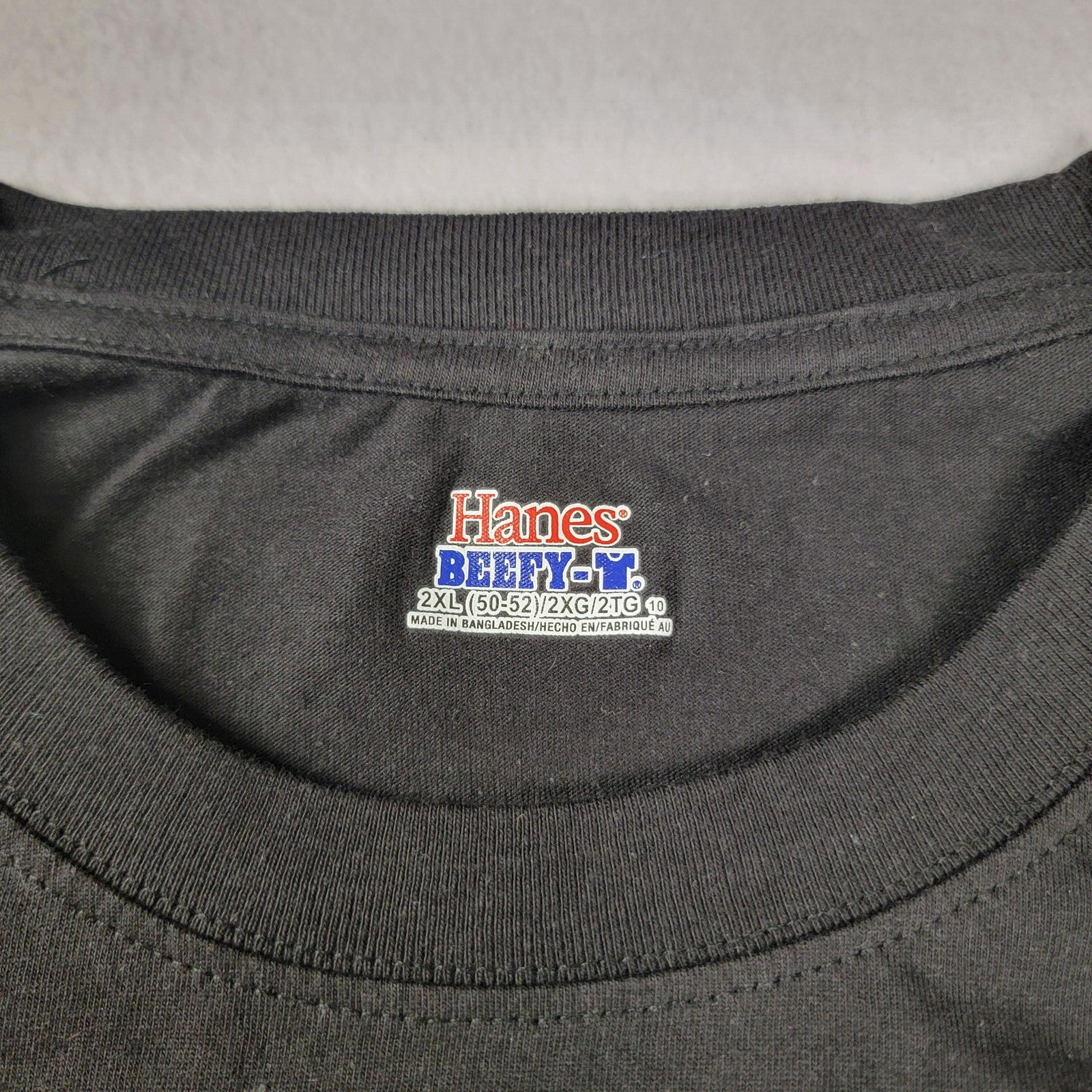 2 Pk Bundle Hanes Snake Eyes + American Muscle Graphic Tee Mens 2XL Black