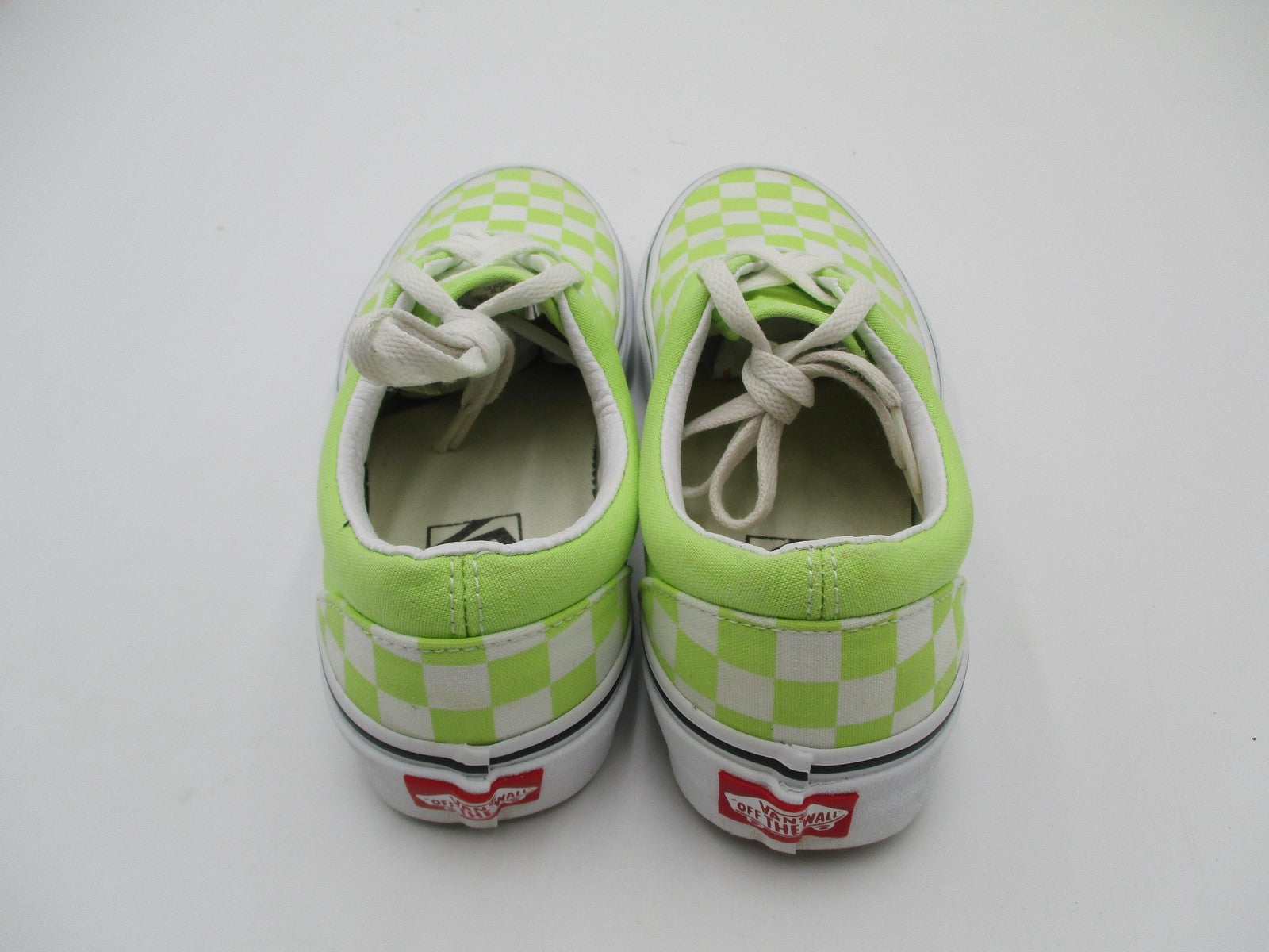 Vans Era Shoes Mens Size 5 Green White Checkerboard Low Top Skate Sneakers9