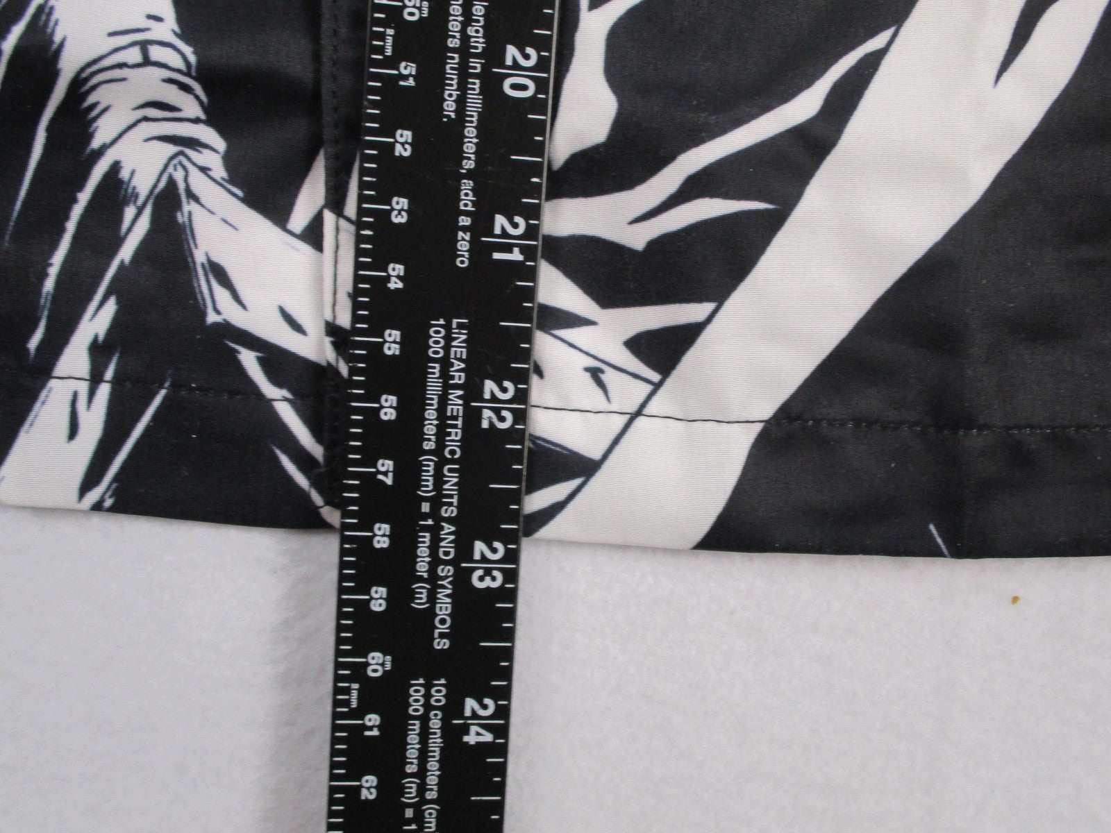 Forever 21 Afro Samurai Shirt Mens Small Black Anime Graphic Button Up 13186