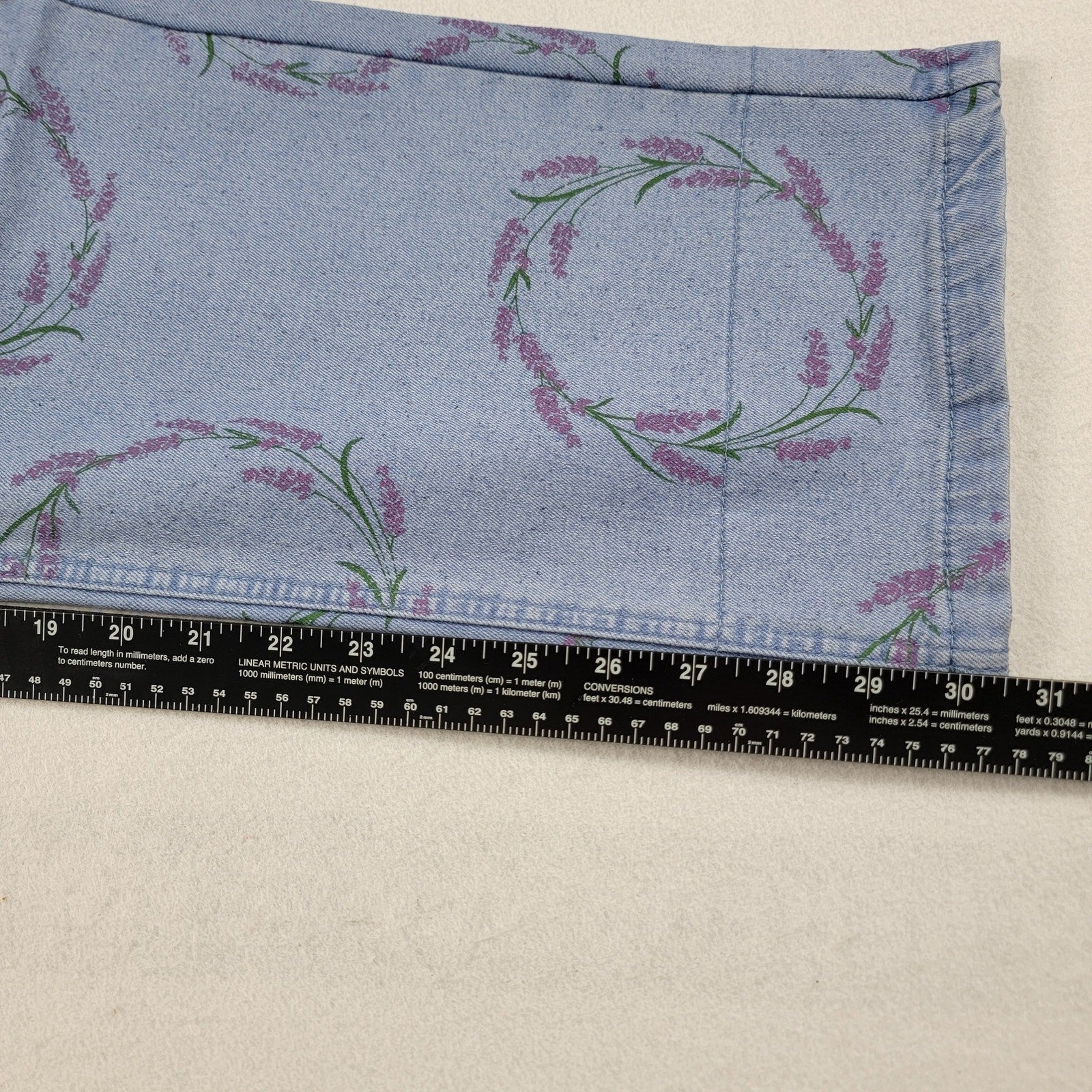 The Hideout Clothing Valensole Lavender Circle Jeans Sz 34 (XL)7