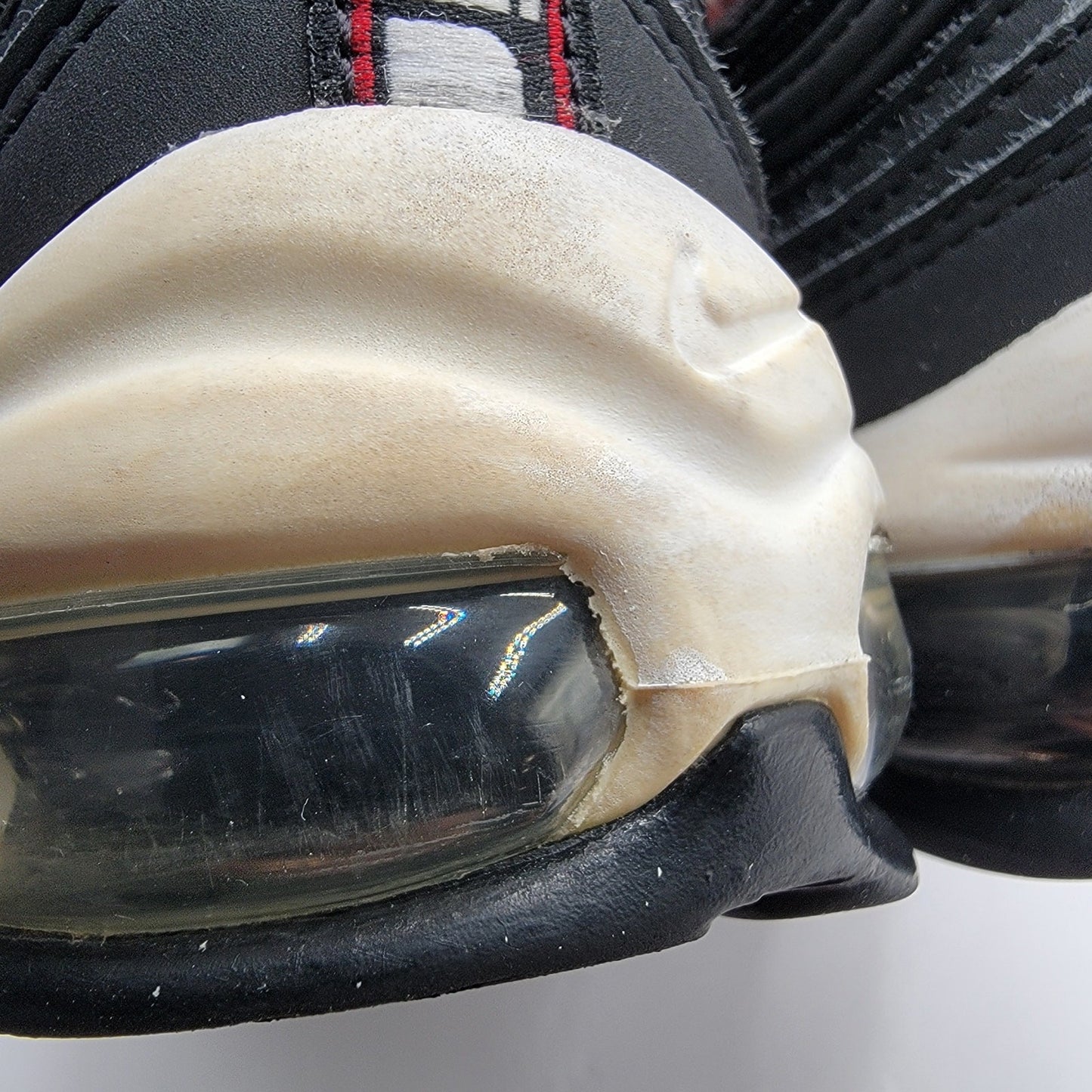 Nike Air Max 97 SE GS 'Black White' Sz 6Y AV3180 001