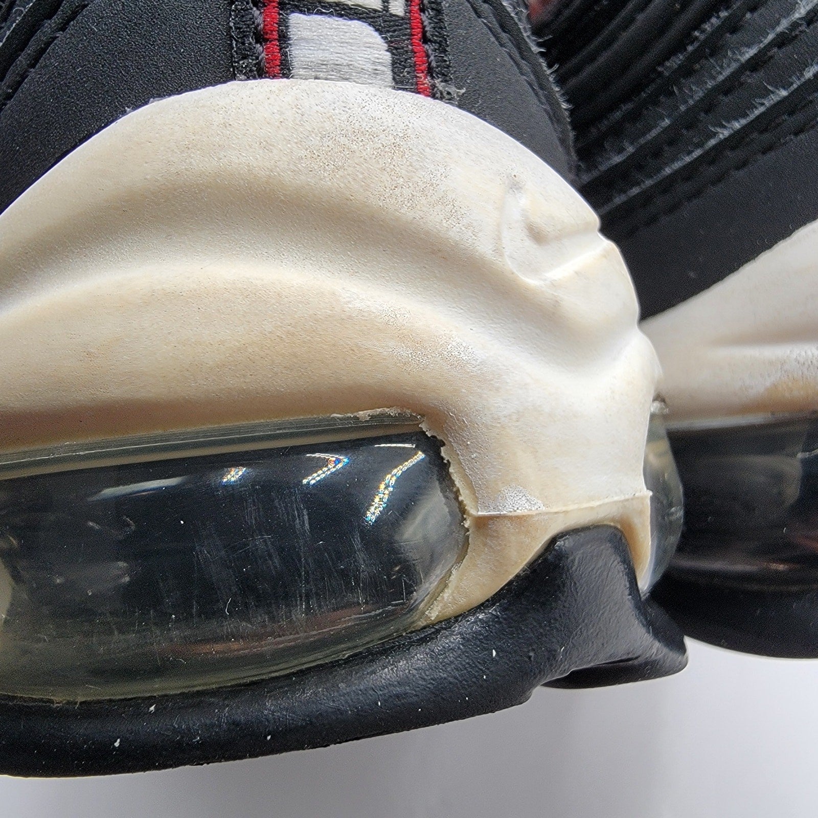 Nike Air Max 97 SE GS 'Black White' Sz 6Y AV3180 001