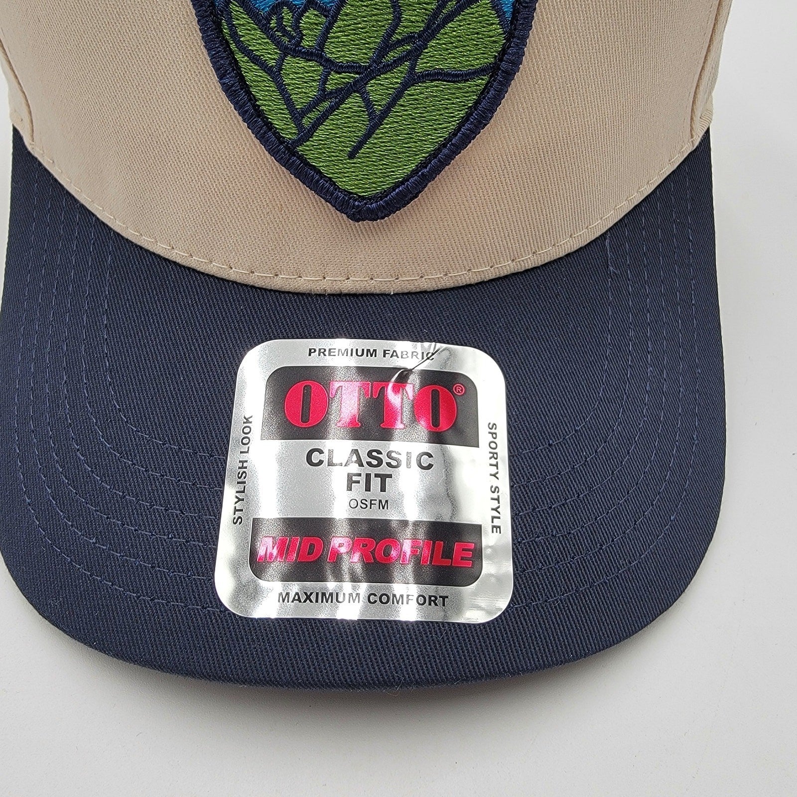 DJ John Summit Off the Grid Otto Snapback Cap Beige/Blue New1