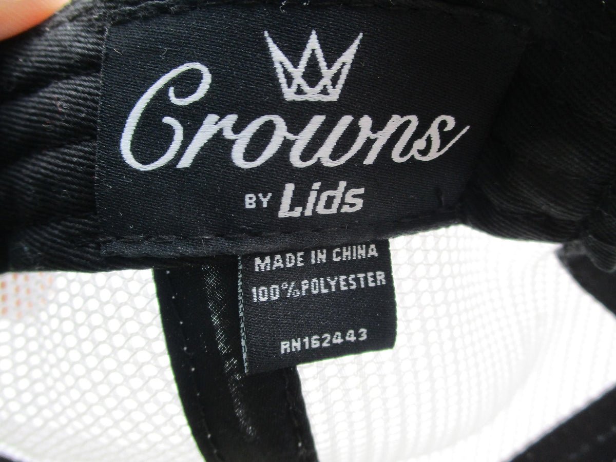 Crowns By Lids Hat Cap Snap Back Mens One Size White Rich Forever Trucker Mesh12