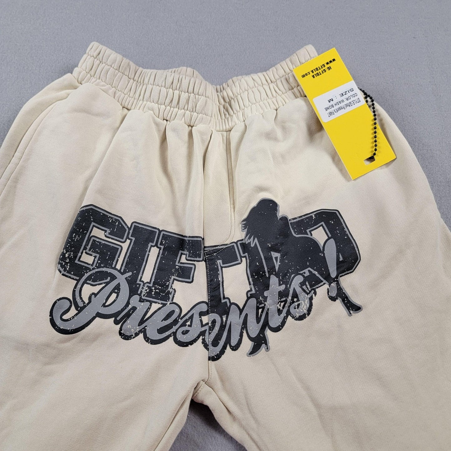 GFTD LA Gifted Presents Pants Mens Medium Wash Bone Flare Leg New Streetwear 9042