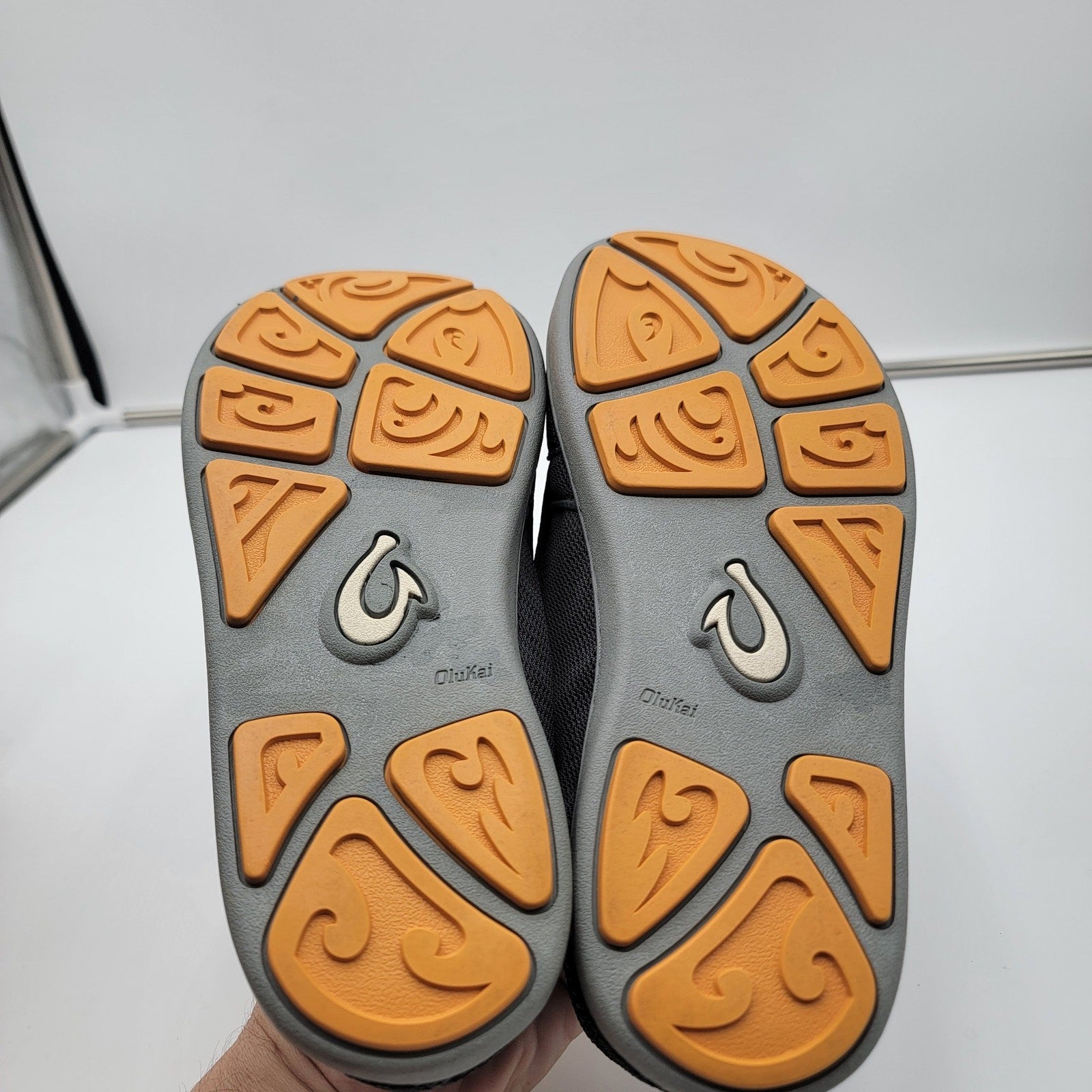 Olukai Men's Nohea Mesh SlipOn Shoes Men’s Grey Sneakers Size 83