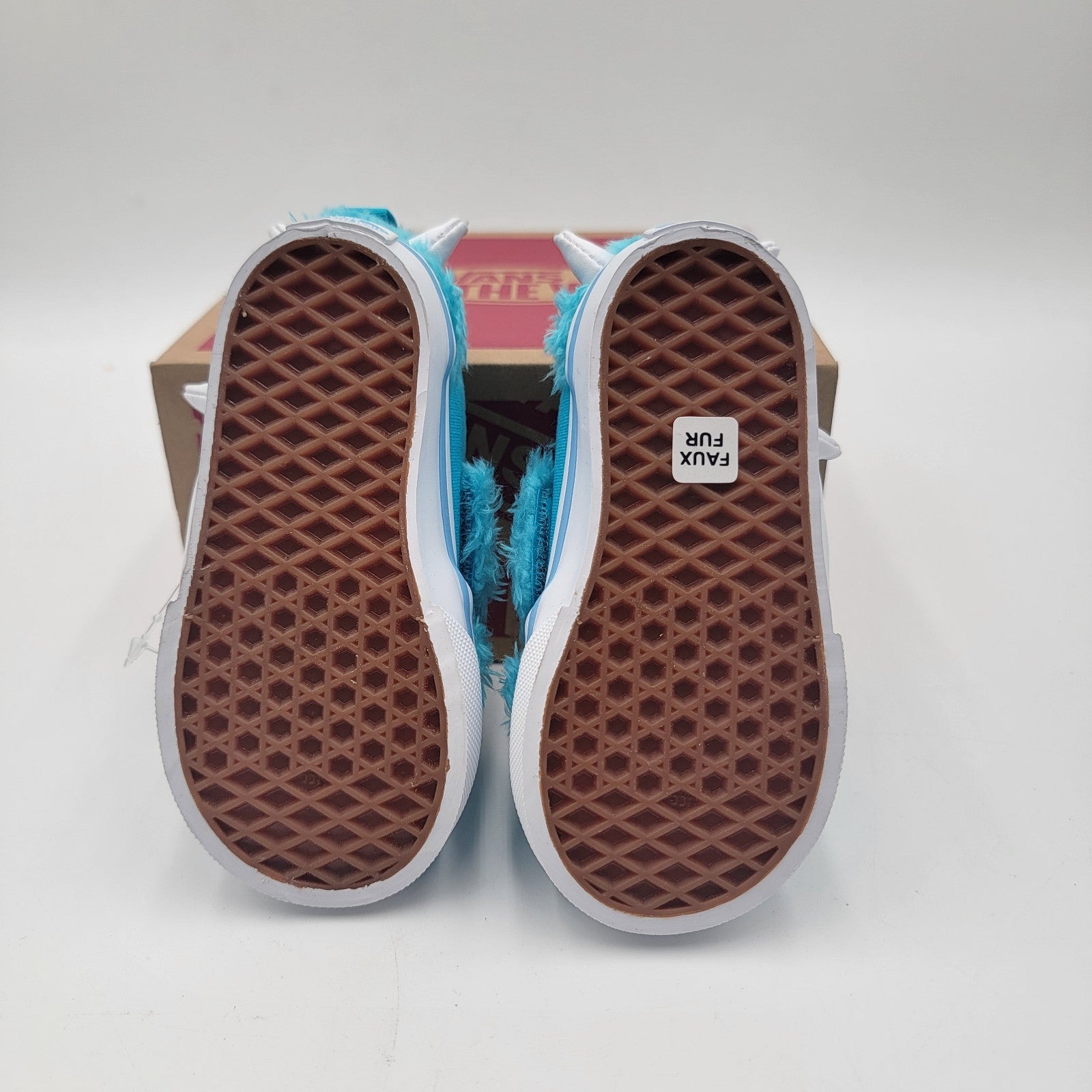 Vans Slip On V Monster Atoll Blue/True White Sz 5TD VN0A5KXP4LC5