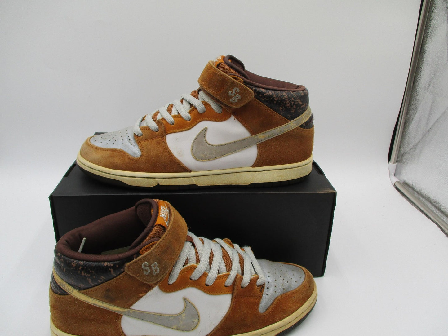 Vintage Nike Dunk Mid Pro SB 'Fender Bass' Sz 10 314383 102 Skate 2000s 1G21