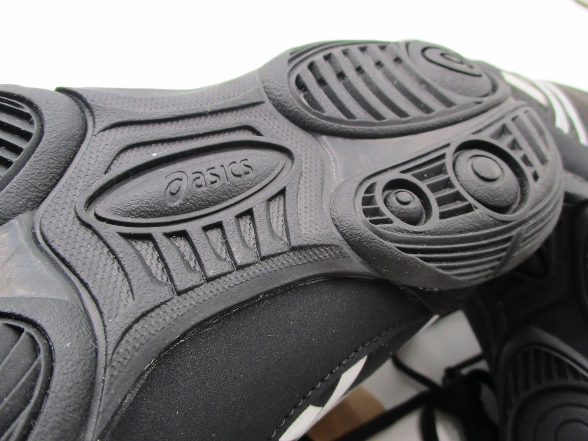 ASICS Snapdown Shoes Kids Size 3 Black High Top Wrestling Sneakers 1084A014 New10
