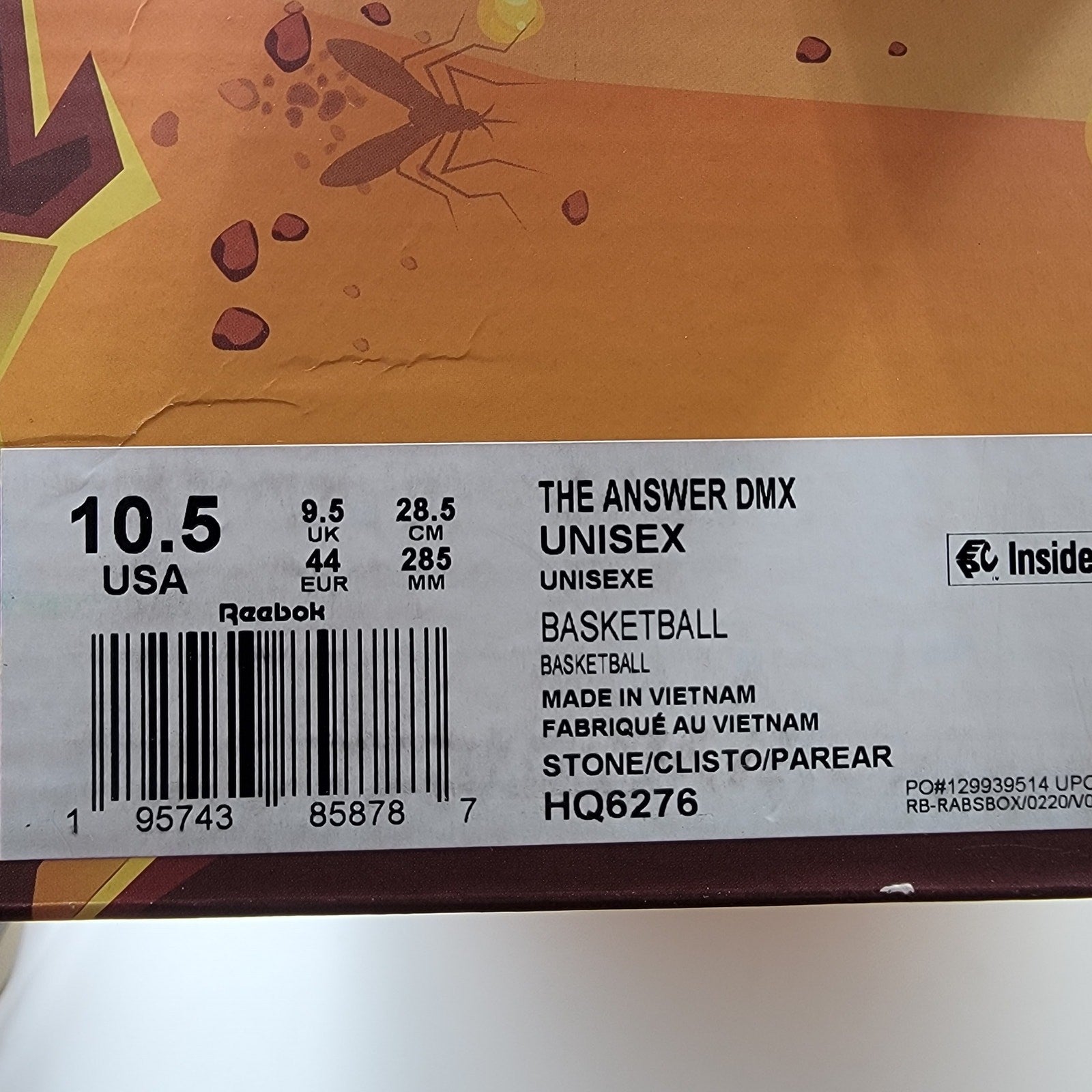 Reebok Jurassic World The Answer DMX Gigantosaurus  10.514