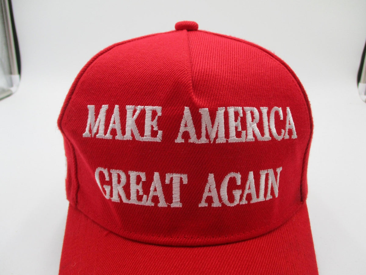 Make America Great Again Trump Hat Cap Snap Back Mens One Size Red Flag USA2