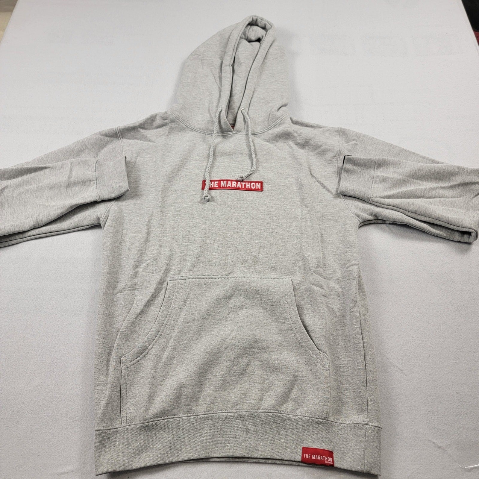 The Marathon Clothing Gray Hoodie Mens Sz S 0