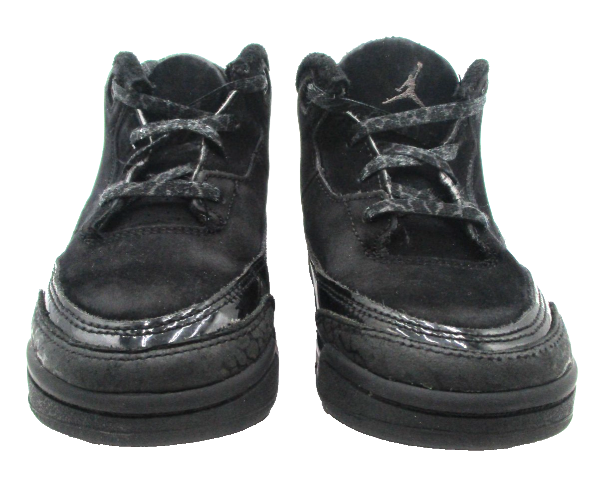 Jordan Kids Size 10C 'Black Cat' Suede Retro Basketball Sneakers DM0968001 1T92