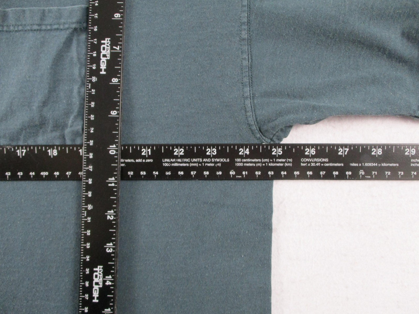 Vintage Russell Athletic Shirt Mens XL Green Pro Cotton Pocket Tee Made In USA6