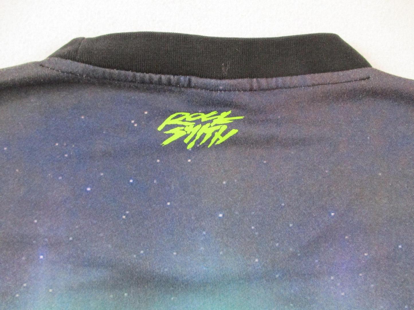 Rocksmith Sweatshirt Mens 2XL Green Fleece Pullover Crewneck Graphic 808 Aurora11