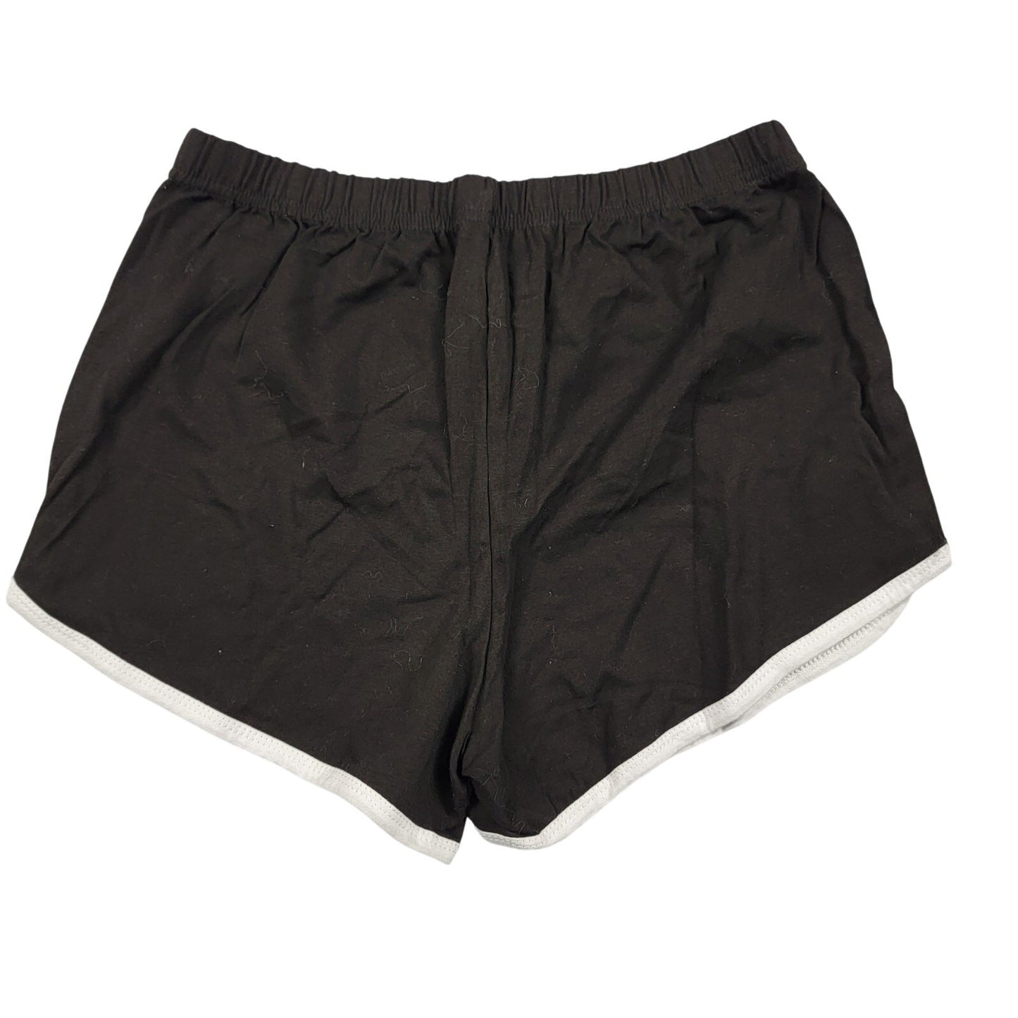 URATOT Youth Black Sport Shorts Size L Cotton Blend Gym Running Activewear