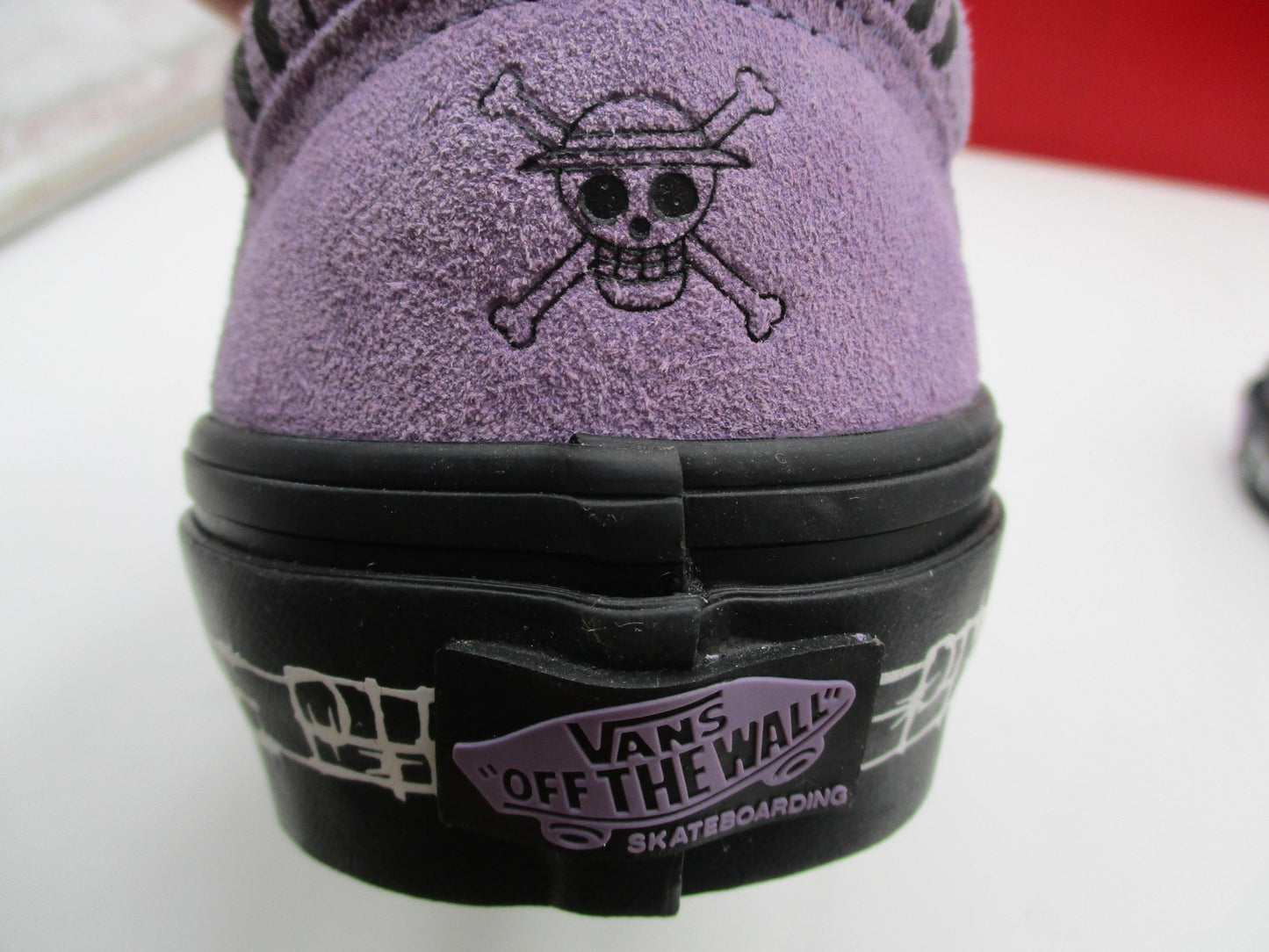 Vans One Piece Nico Robin Shoes Mens Sz 4.5 Purple Black Skateboarding Anime 1J110