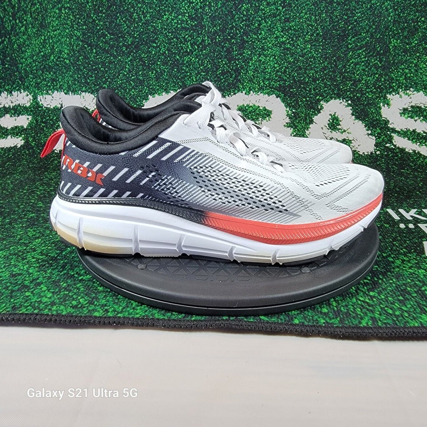 RBX SHOES Running EF10303 Black/White/Red/Grey Sz 10 M