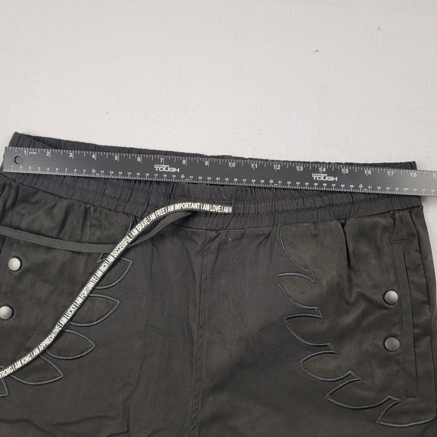 The Hideout Clothing THC “Blossoming” Cargo Pants 2XL Black Limited Edition 8215