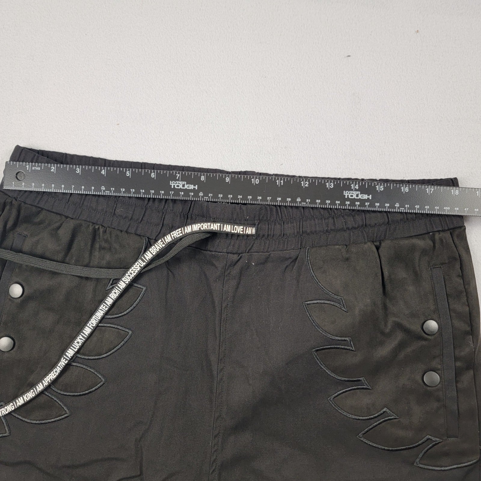 The Hideout Clothing THC “Blossoming” Cargo Pants 2XL Black Limited Edition 8215