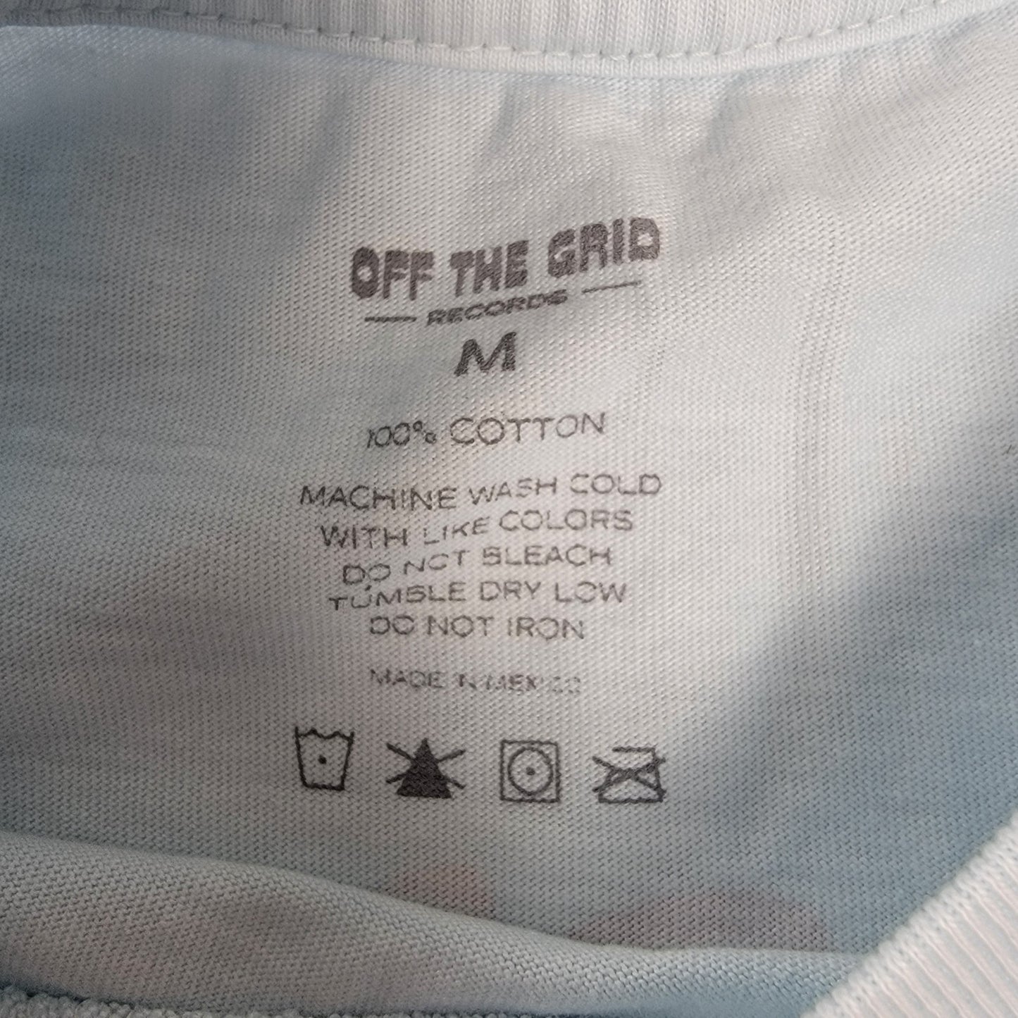 John Summit Open Late Chicago Tee Light Blue Medium New 100% Cotton