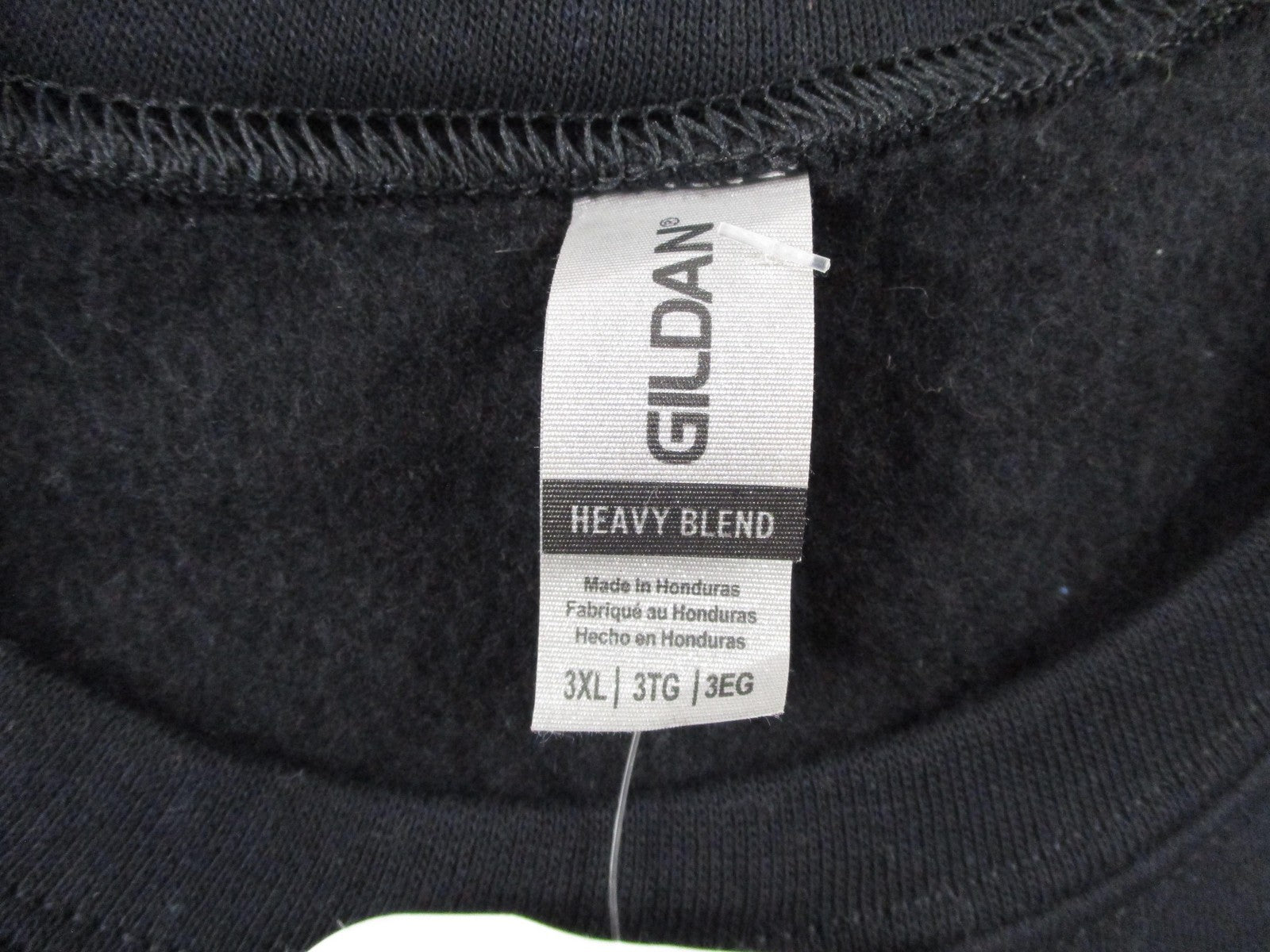 Gildan Heavy Blend Sweatshirt Mens 3XL Black Boo At Night Zombie Crew Graphic2