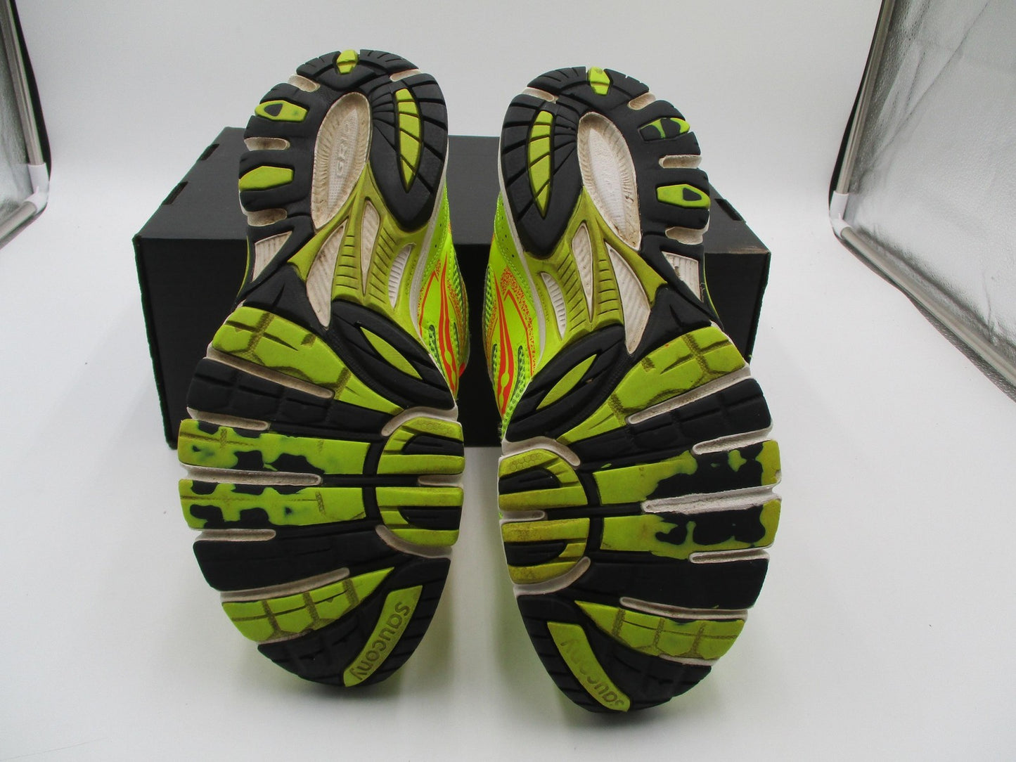 Saucony Cohesion 9 Shoes Womens Size 10 Neon Green Pink Running S1526226 (1G7)8