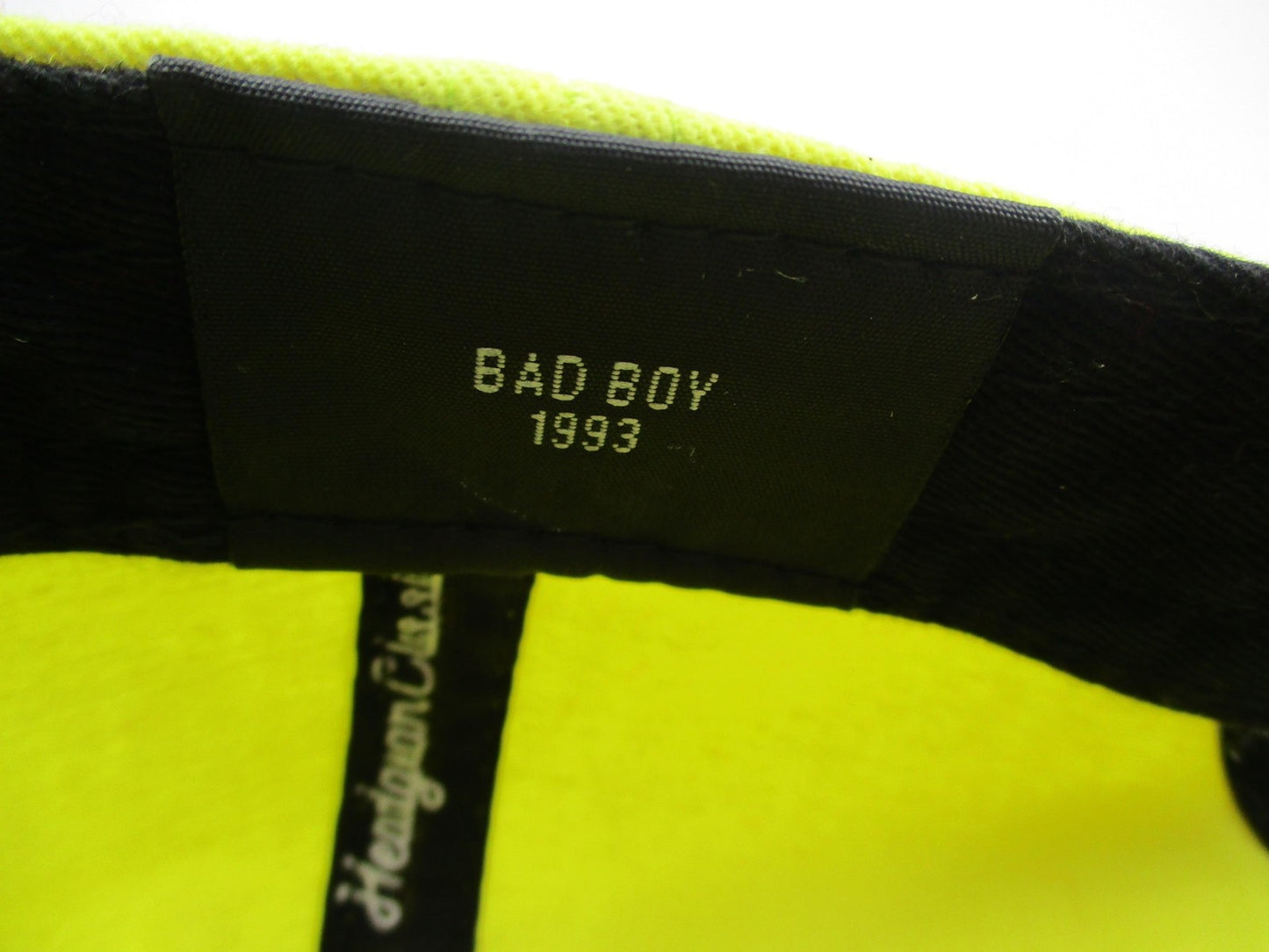 Headgear Classics Bad Boy Hat Cap Strap Back Mens One Size Yellow Black Dad7