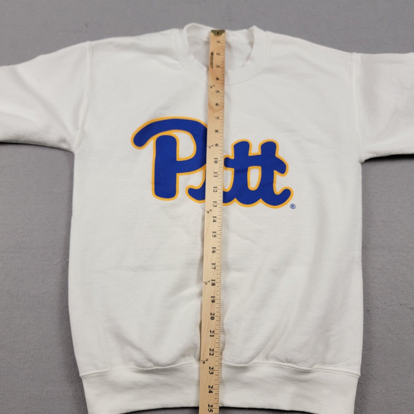 Vintage Pittsburgh Panthers Sweatshirt White Longsleeved Sz M