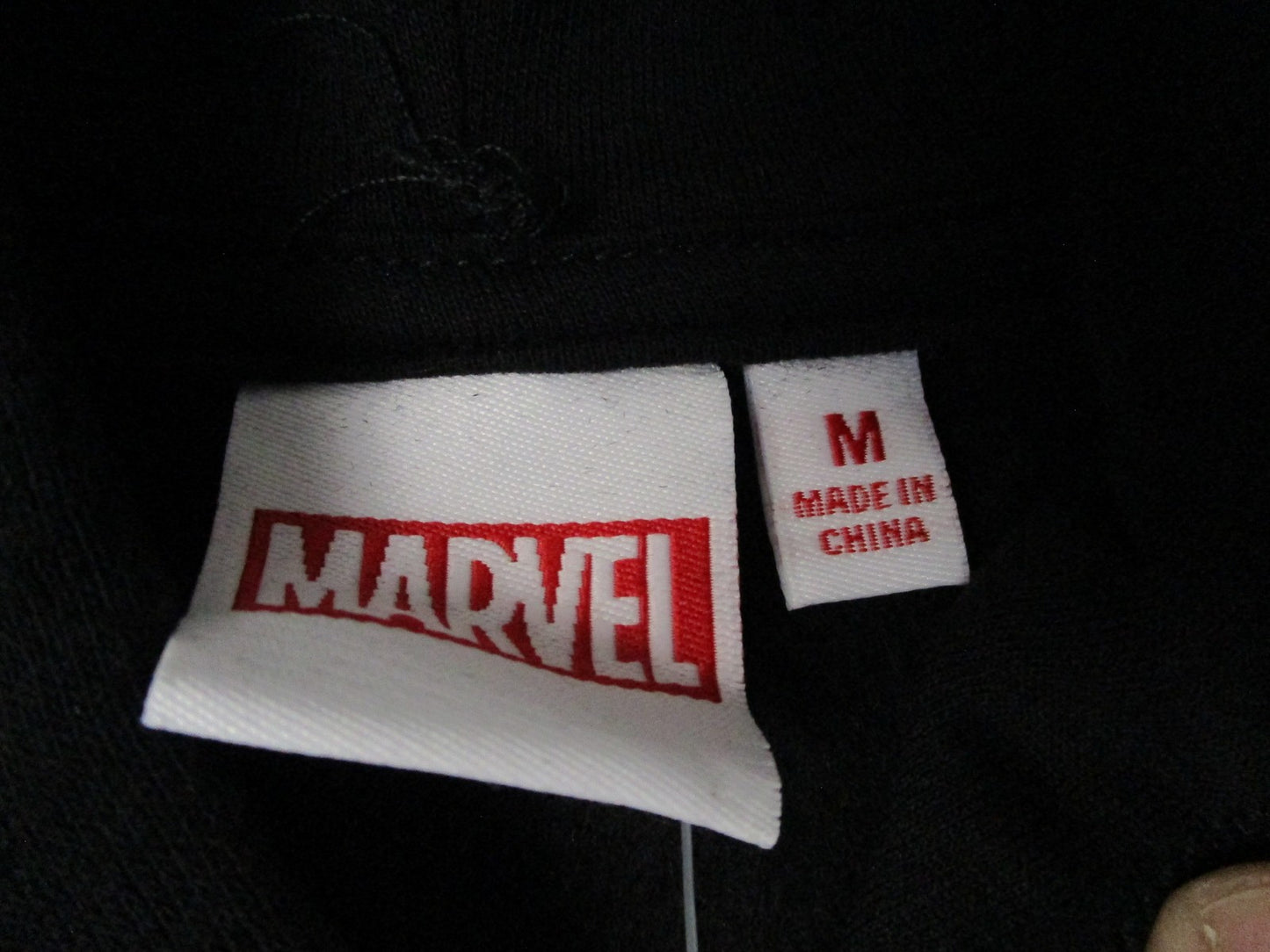 Marvel Hoodie Mens Medium Black Amazing SpiderMan Graphic Pullover New