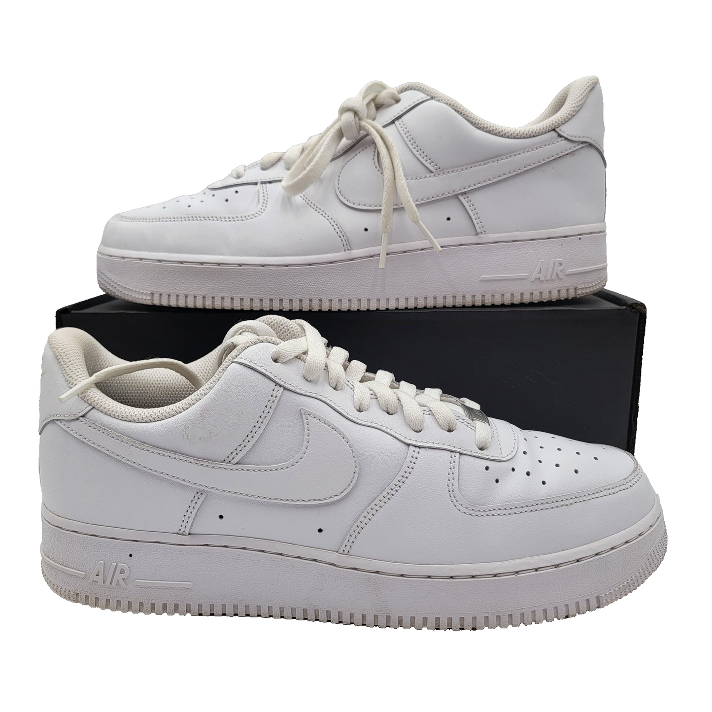 Nike Air Force 1 Mens Size 12 White CW2288111 Low Top Leather Sneakers