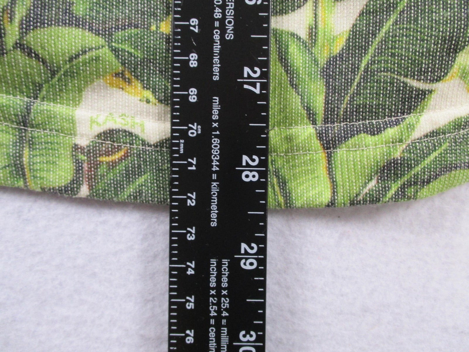 KASH Sweatsuit Set Mens Large Green Tropical Leaf Hoodie Shorts 2 Piece USA 16748