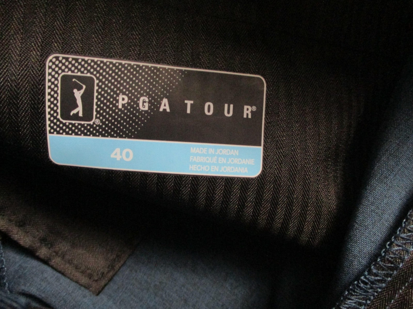 PGA TOUR Golf Shorts Mens Size 40 Blue Comfort Stretch Waistband Athletic