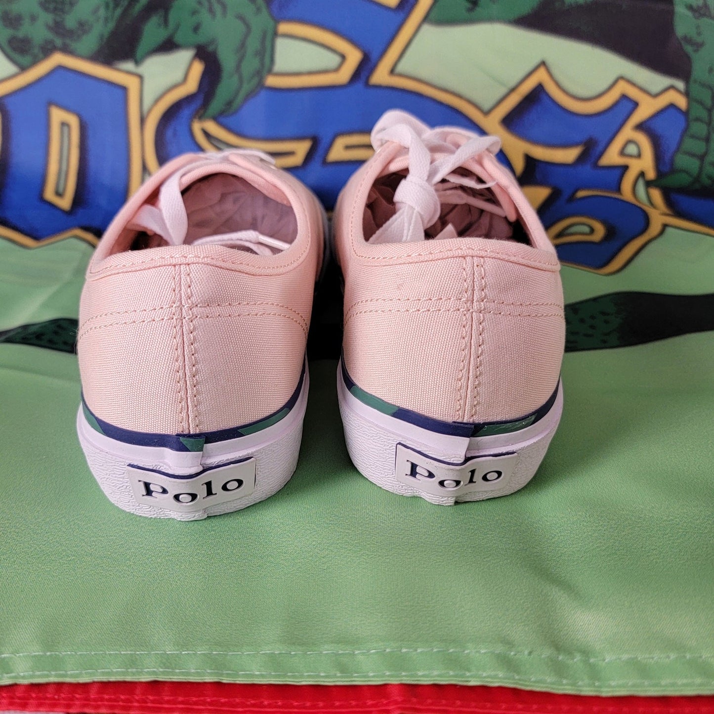 Ralph Lauren Polo Keaton Pony Lt Pink Mens Sz 7.5D 2