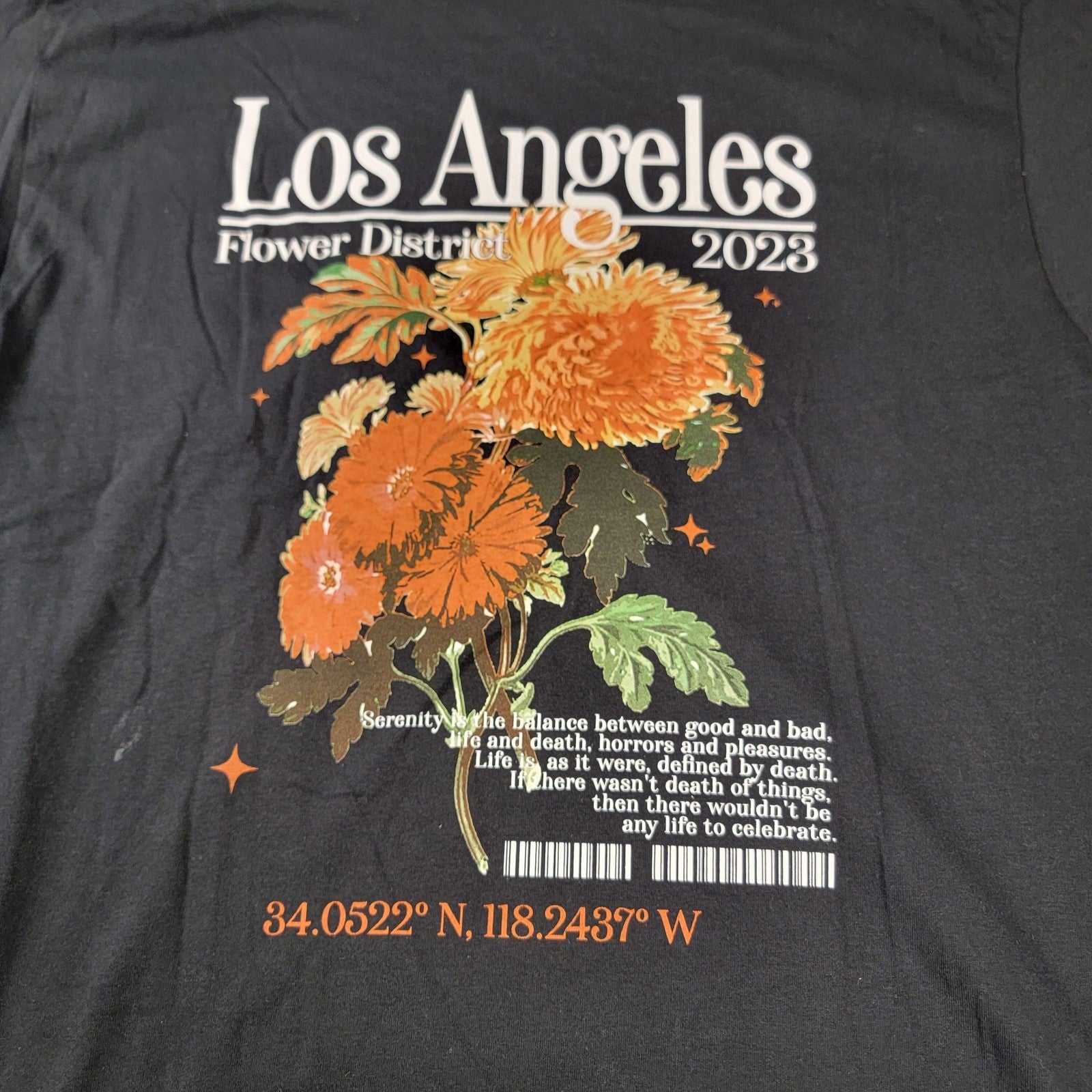Lot 2 Graphic Shirts Women's XL Black Fashion Nova Los Angeles & Speedway