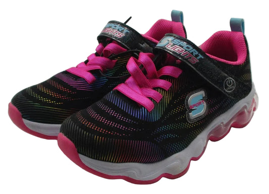 S Sport By Skechers Lights Shoes Kids Size 13 Multicolor Low Top LED Sneakers0