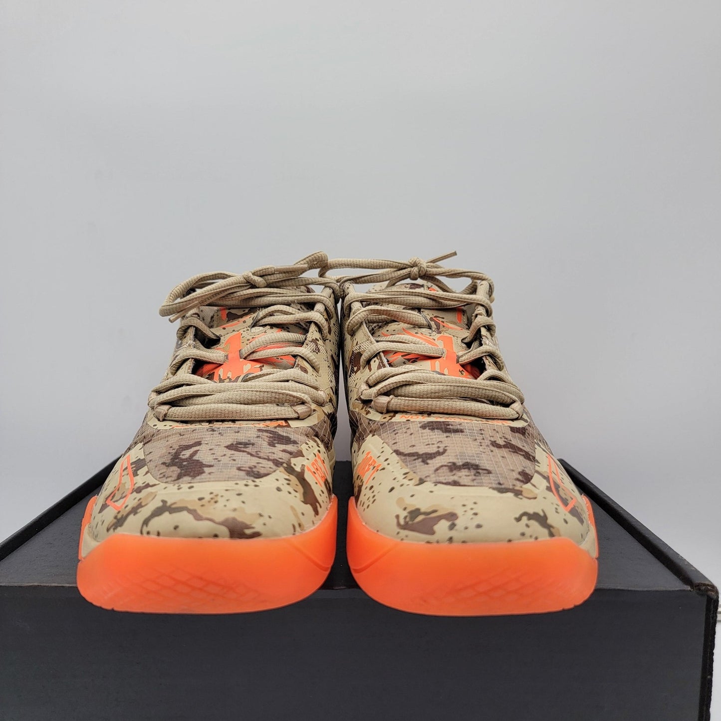Puma MB.01 Shoes Mens Size 11 Beige Orange LaMelo Basketball Camo 379217013172