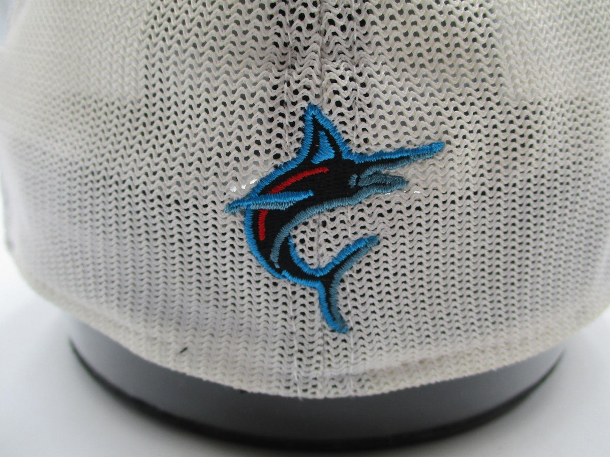 Miami Marlins Hat Cap Fitted Mens Large Gray MLB Baseball 39THIRTY New Era6