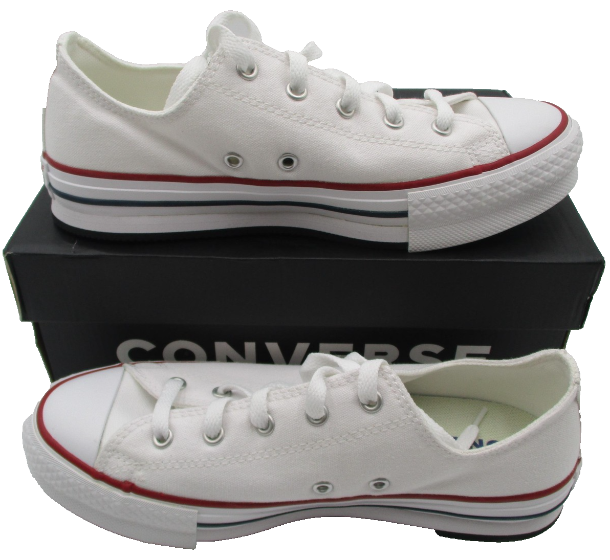 Converse CTAS Eva Lift Ox All Star Shoes Youth Size 5.5 White Garnet 272858C3