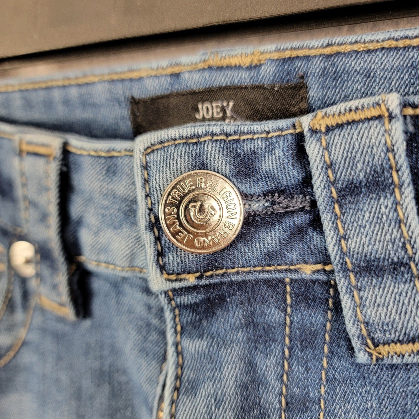 True Religion Joey Flare Jeans  Vintage Blue  Size 27